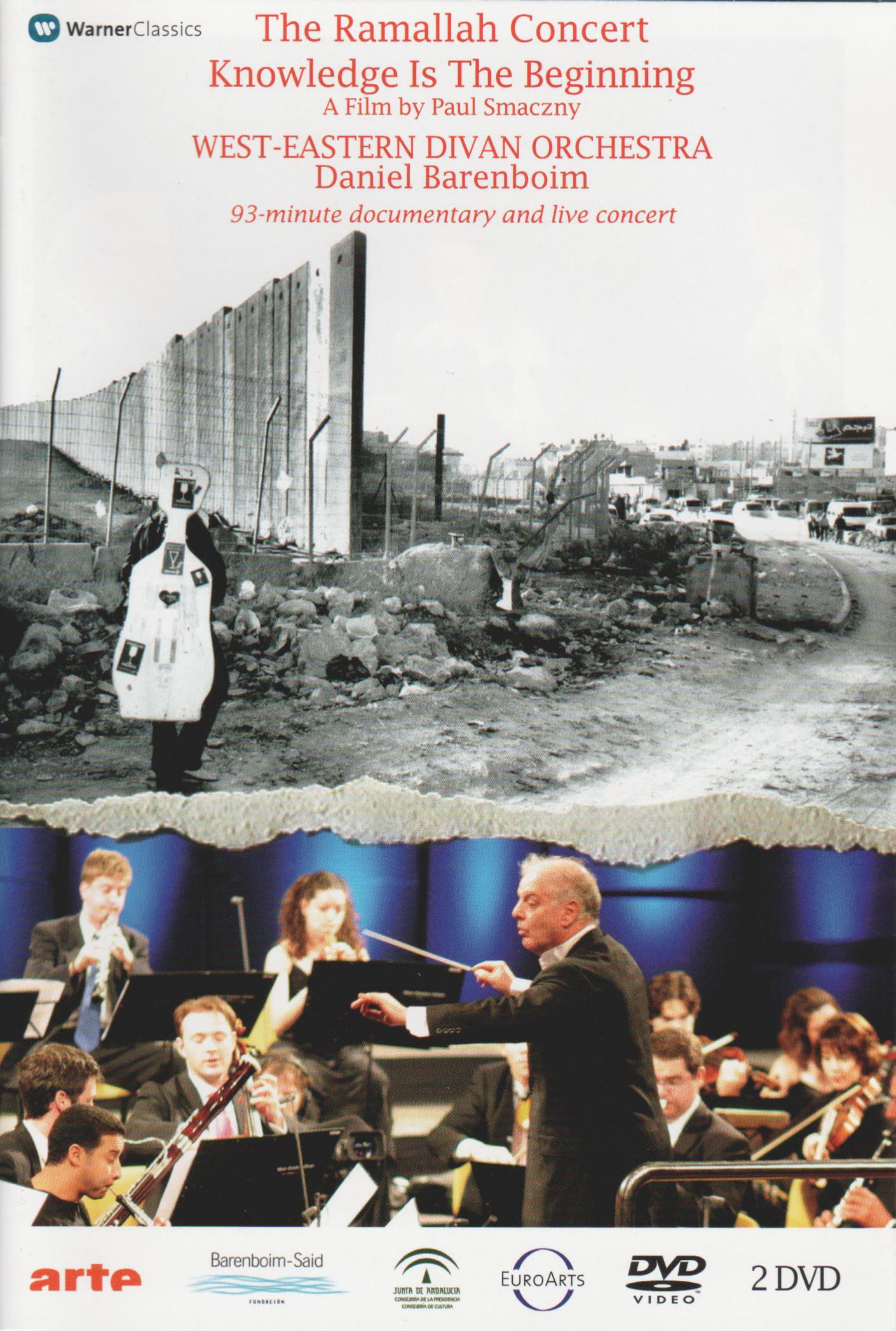 Booklet zu den beiden DVDs The Ramallah Concert und Knowledge Is The Beginning